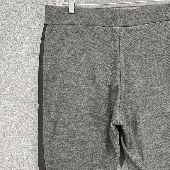 Calvin Klein Jeans Joggers Womens Large Gray Black stripe Logo sweatpants - Picture 4 of 12